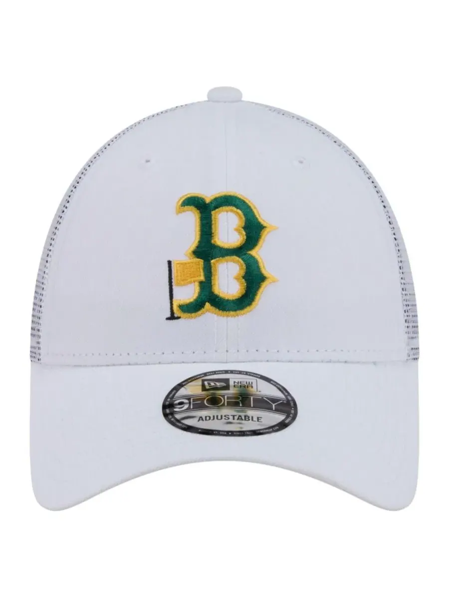 Кепка-тракер с вышивкой Boston Red Sox New Era — изображение 2 из 5, белый