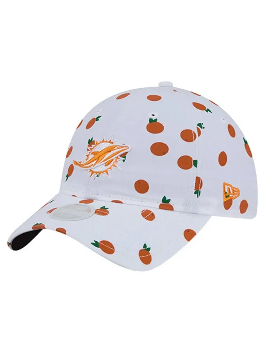 Кепка с фруктовым принтом Miami Dolphins 9TWENTY New Era — изображение 1 из 5, белый