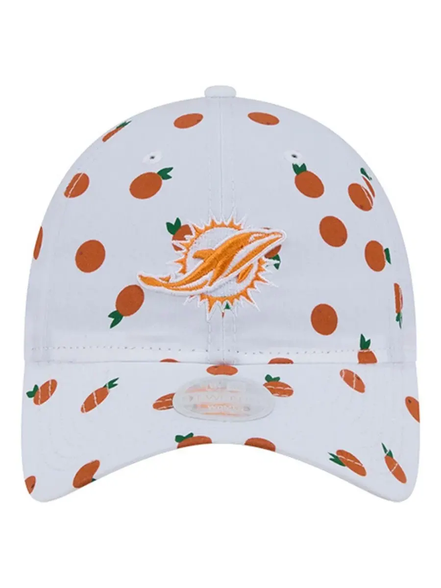 Кепка с фруктовым принтом Miami Dolphins 9TWENTY New Era — изображение 2 из 5, белый