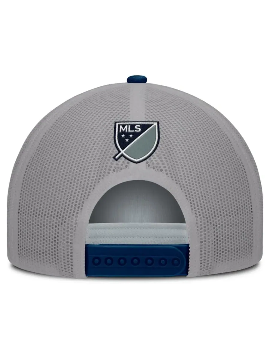 Кепка-тракер с сеткой San Diego FC On Deck A-Frame Fanatics — изображение 4 из 4, белый