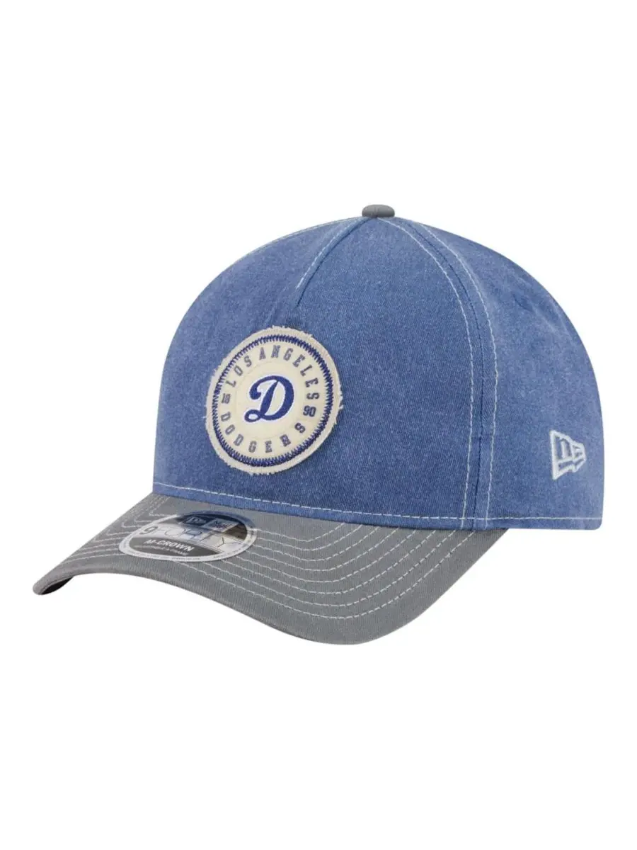 Бейсболка New Era Los Angeles Dodgers с эмблемой — изображение 1 из 5, серый