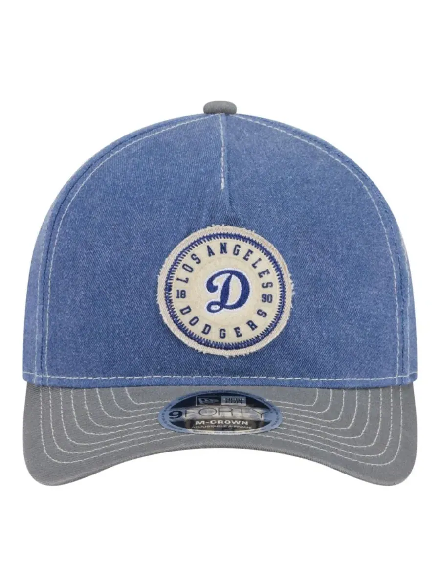 Бейсболка New Era Los Angeles Dodgers с эмблемой — изображение 2 из 5, серый
