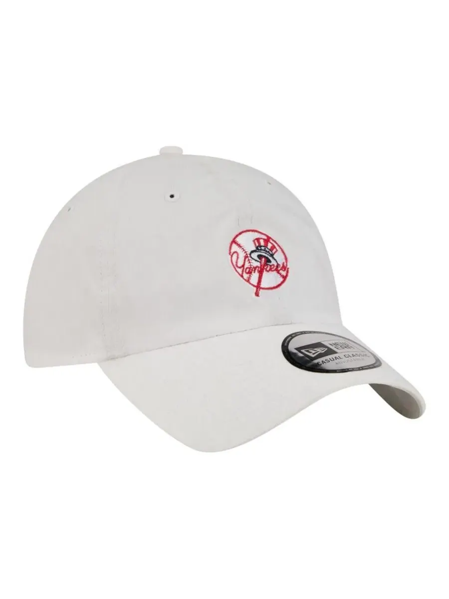 Кепка с вышитым логотипом New York Yankees New Era — изображение 3 из 5, белый