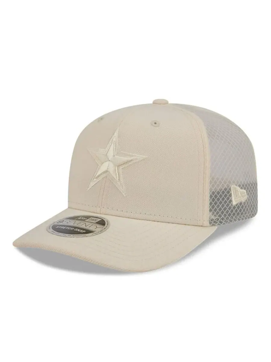 Кепка New Era 9SEVENTY с вышитым логотипом — изображение 1 из 4, бежевый