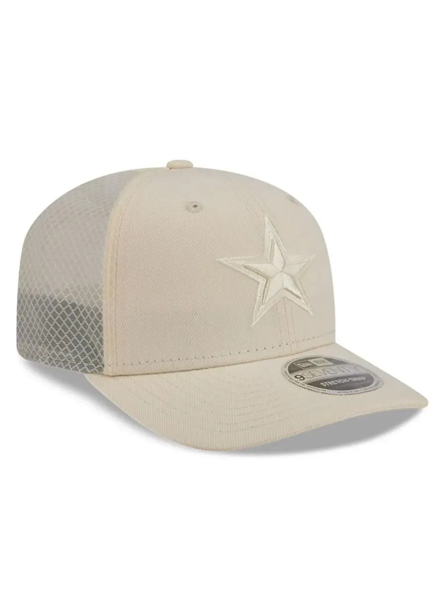 Кепка New Era 9SEVENTY с вышитым логотипом — изображение 3 из 4, бежевый