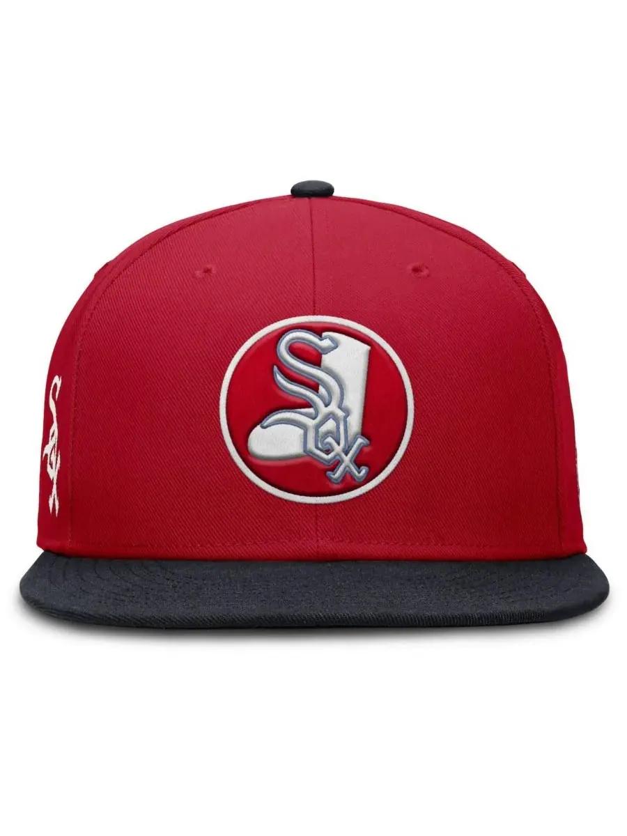 Nike Мужская красная бейсболка Chicago White Sox True Performance Fitted Hat — изображение 2 из 4, красный