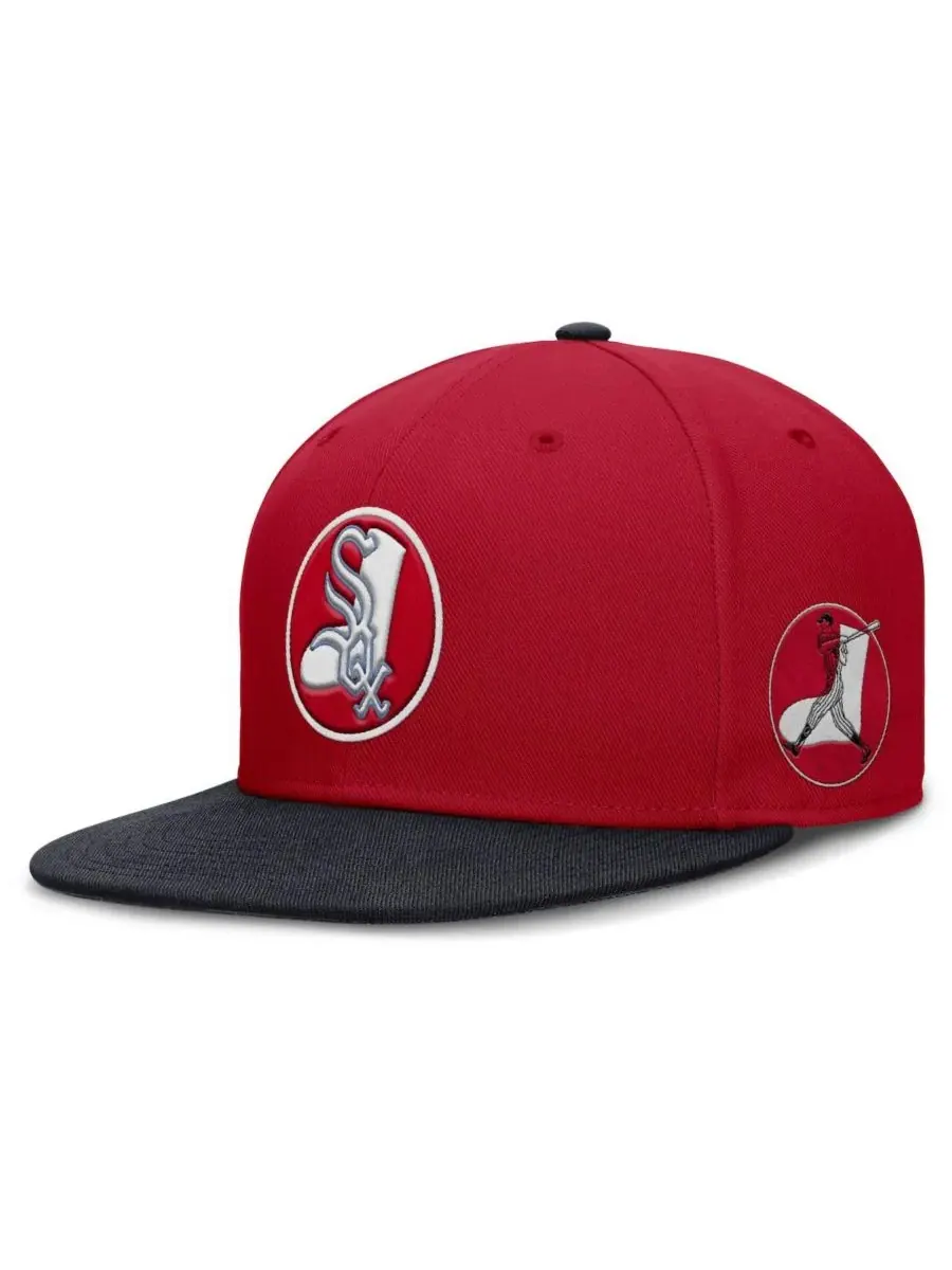 Nike Мужская красная бейсболка Chicago White Sox True Performance Fitted Hat — изображение 3 из 4, красный