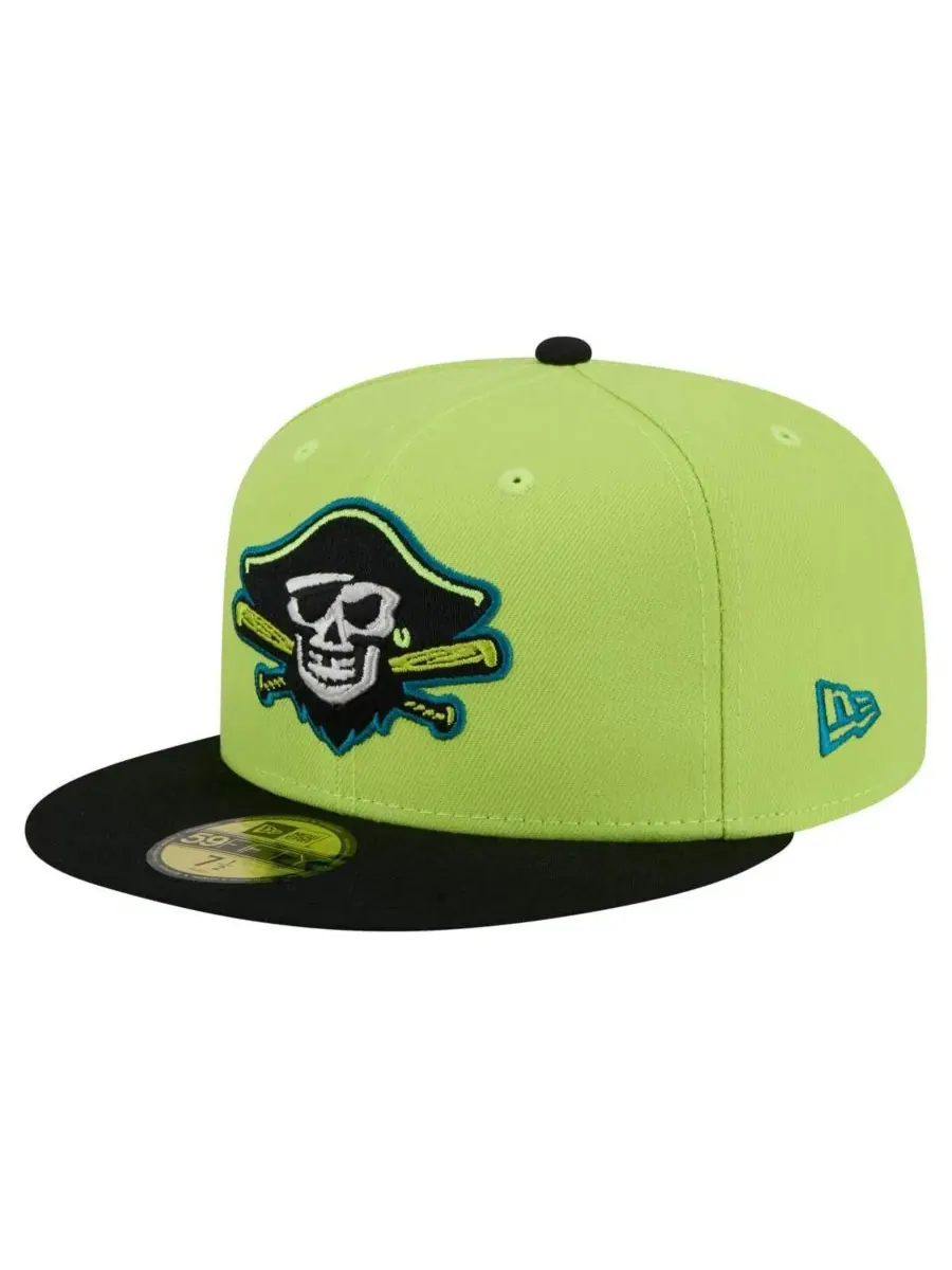 New Era Мужская зеленая кепка Bradenton Marauders Copa de la Diversion 59FIFTY — изображение 1 из 4, зеленый