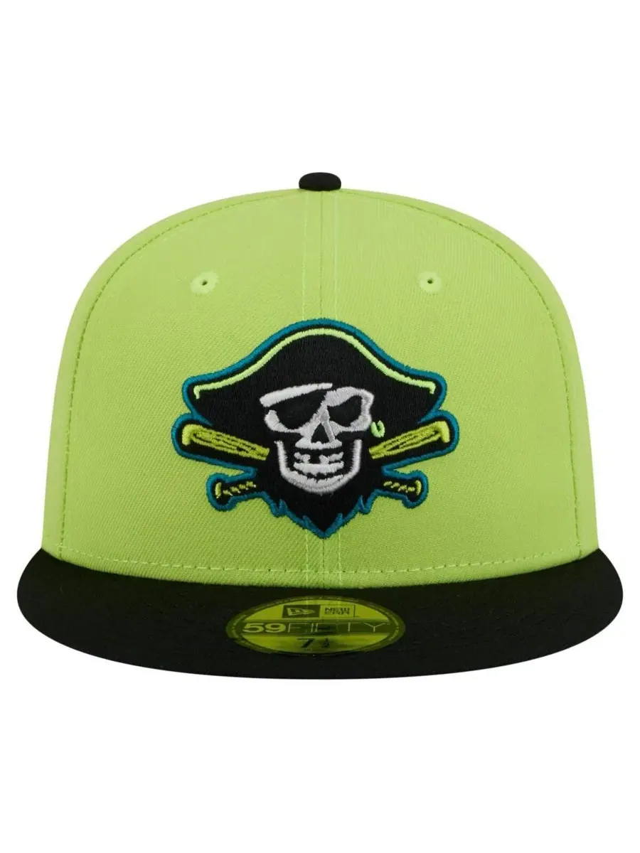 New Era Мужская зеленая кепка Bradenton Marauders Copa de la Diversion 59FIFTY — изображение 2 из 4, зеленый