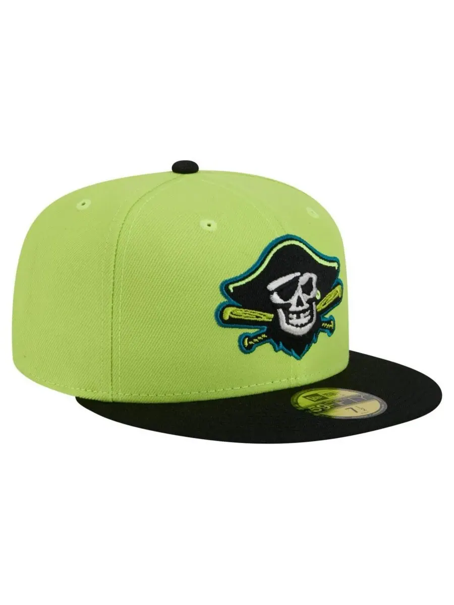 New Era Мужская зеленая кепка Bradenton Marauders Copa de la Diversion 59FIFTY — изображение 3 из 4, зеленый