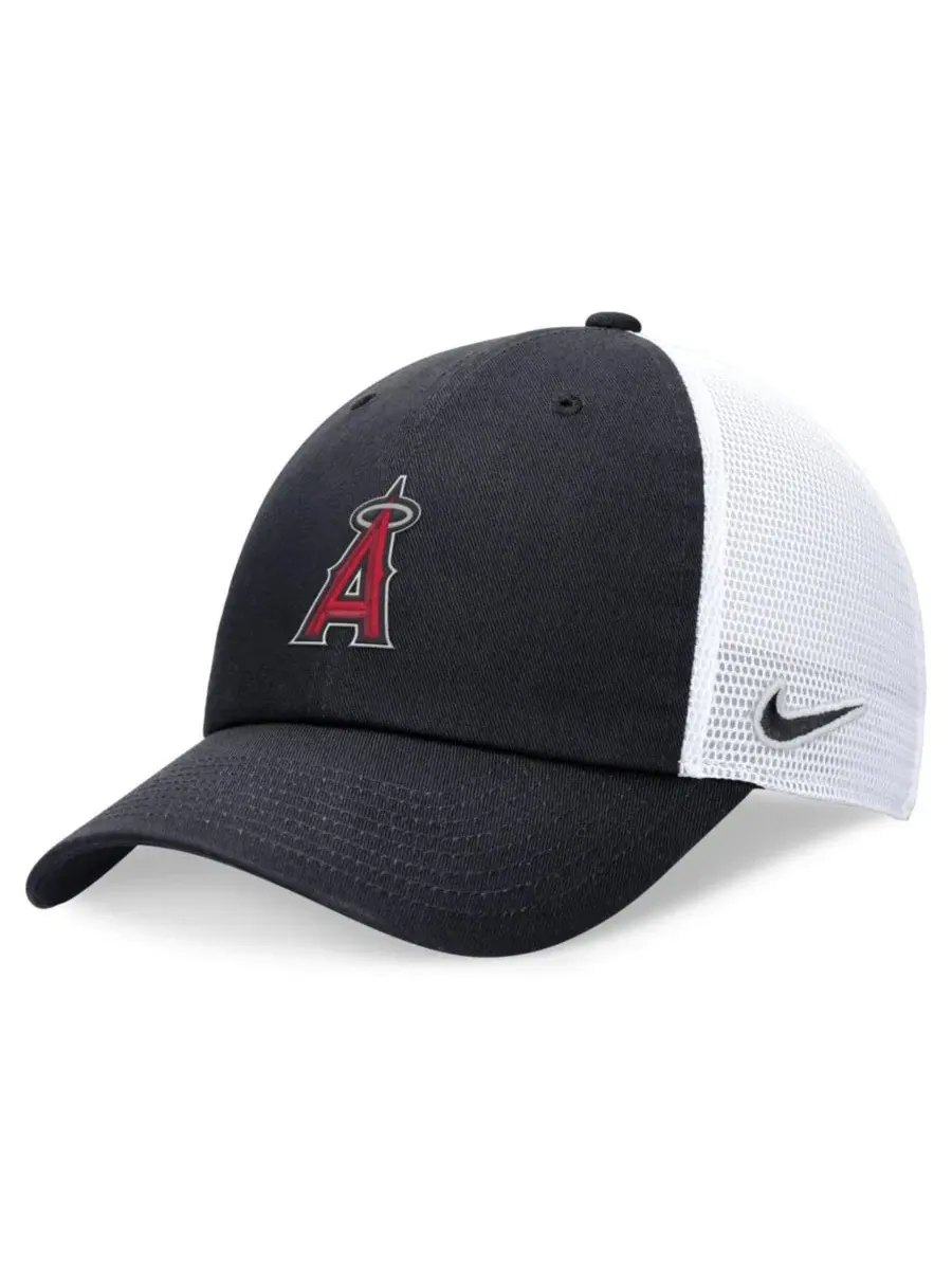 Кепка-тракер с вышивкой Los Angeles Angels Nike — изображение 1 из 4, темно-синий