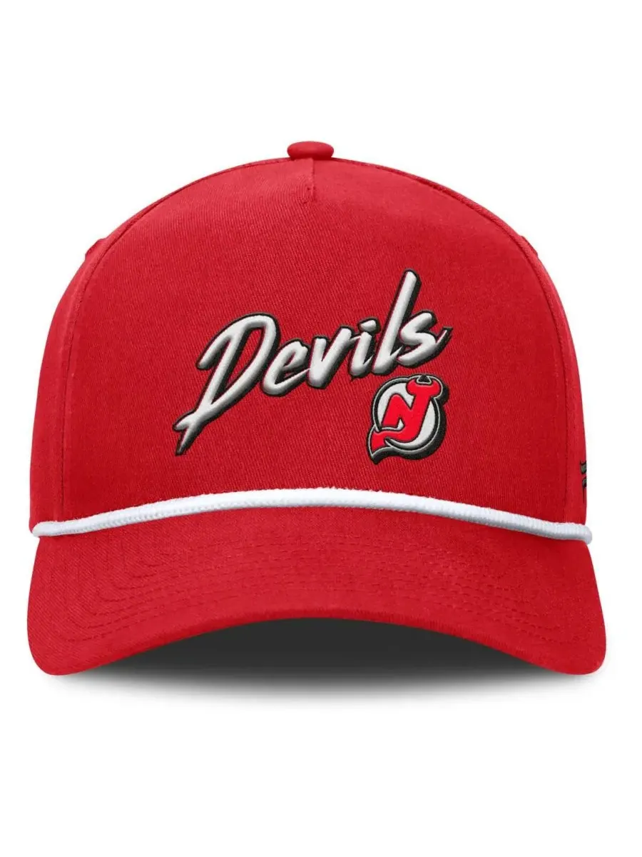 Fanatics Мужская красная кепка New Jersey Devils из коллекции Decades с регулируемой высотой и — изображение 2 из 4, красный