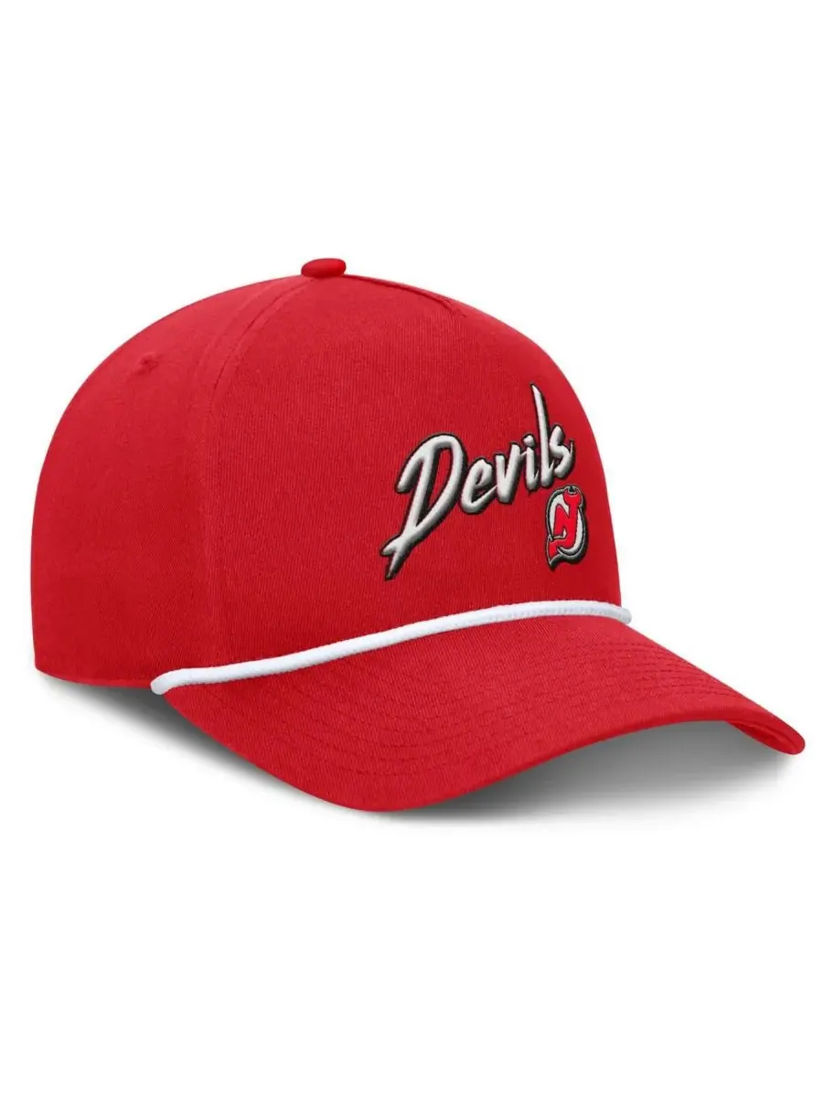 Fanatics Мужская красная кепка New Jersey Devils из коллекции Decades с регулируемой высотой и — изображение 3 из 4, красный