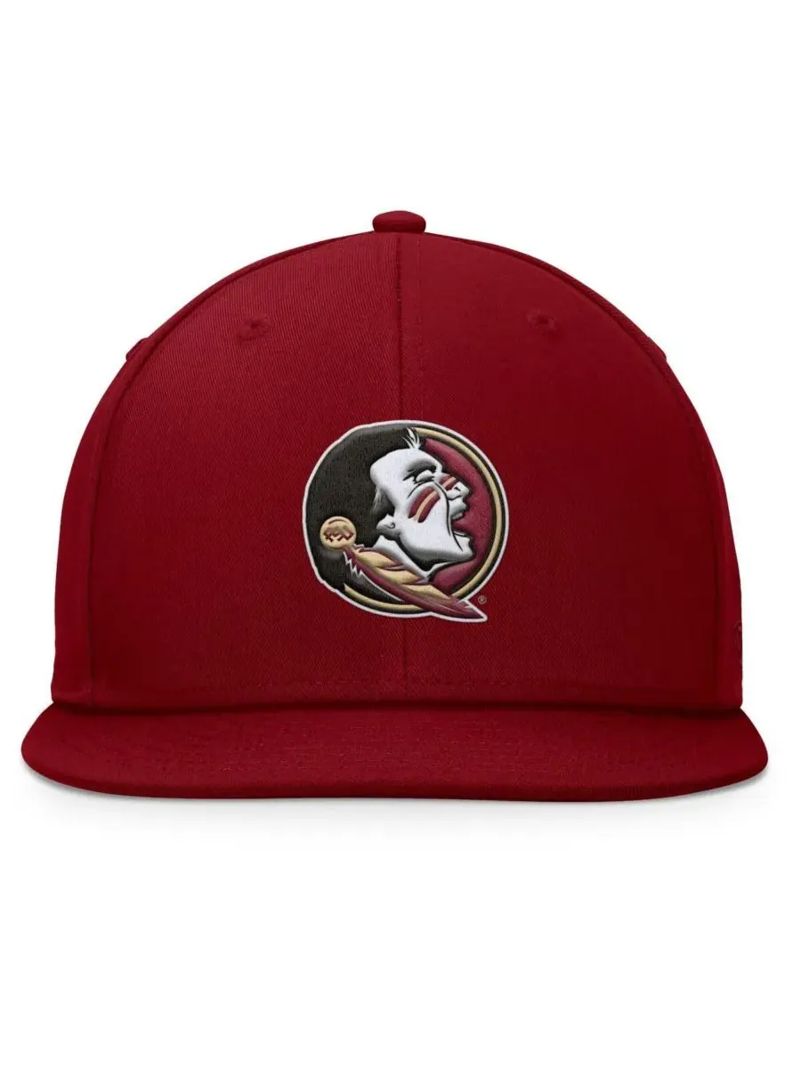Мужская кепка-снепбэк Garnet Florida State Seminoles Fundamental Top of the World — изображение 2 из 4, гранат