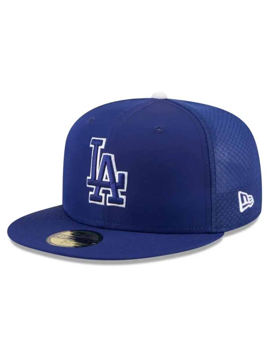 Бейсболка New Era 59FIFTY Los Angeles Dodgers Batting Practice — изображение 1 из 5, королевский