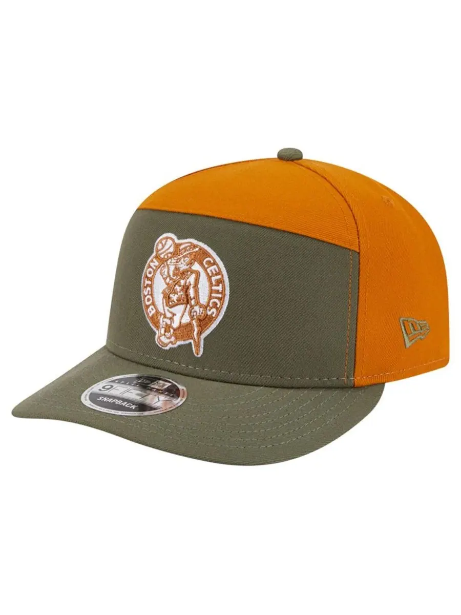 Кепка-снэпбек с принтом Boston Celtics, модель Two-Tone Color Pack Split Panel 9FIFTY New Era — изображение 1 из 5