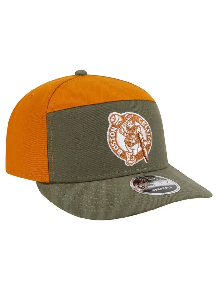 Кепка-снэпбек с принтом Boston Celtics, модель Two-Tone Color Pack Split Panel 9FIFTY New Era — изображение 3 из 5