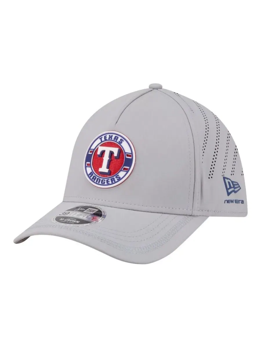 Кепка с вышивкой команды Texas Rangers, M-Crown New Era — изображение 1 из 5, серый