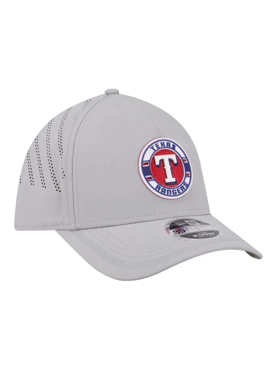 Кепка с вышивкой команды Texas Rangers, M-Crown New Era — изображение 3 из 5, серый