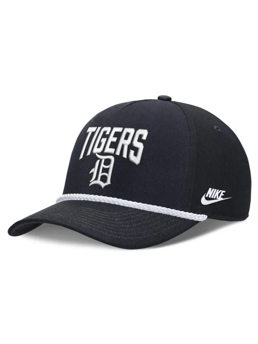 Бейсболка Nike с вышивкой Detroit Tigers — изображение 1 из 4, темно-синий