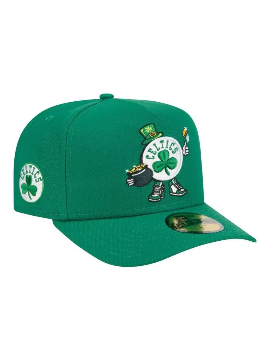 Кепка New Era с вышитым логотипом — изображение 3 из 4, зеленый