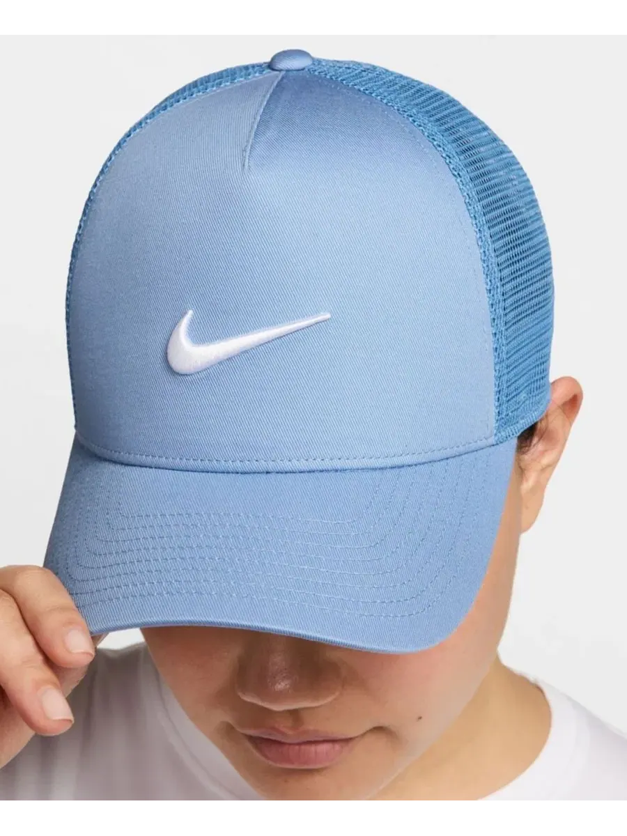 Кепка-тракер Nike Swoosh Rise — изображение 2 из 3, светлый синий