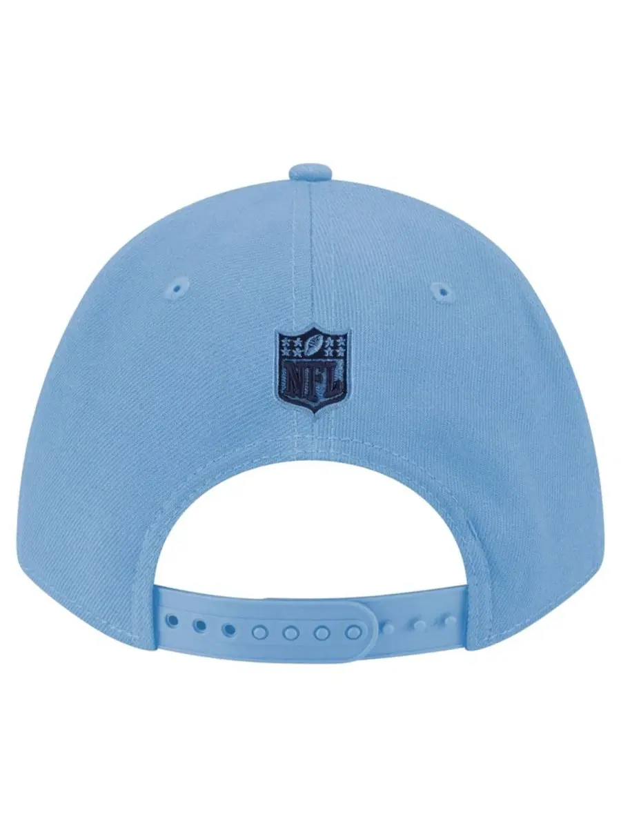 Кепка с вышитым логотипом Tennessee Titans, модель Primary Logo 9FORTY M-Crown New Era — изображение 2 из 4, светлый синий