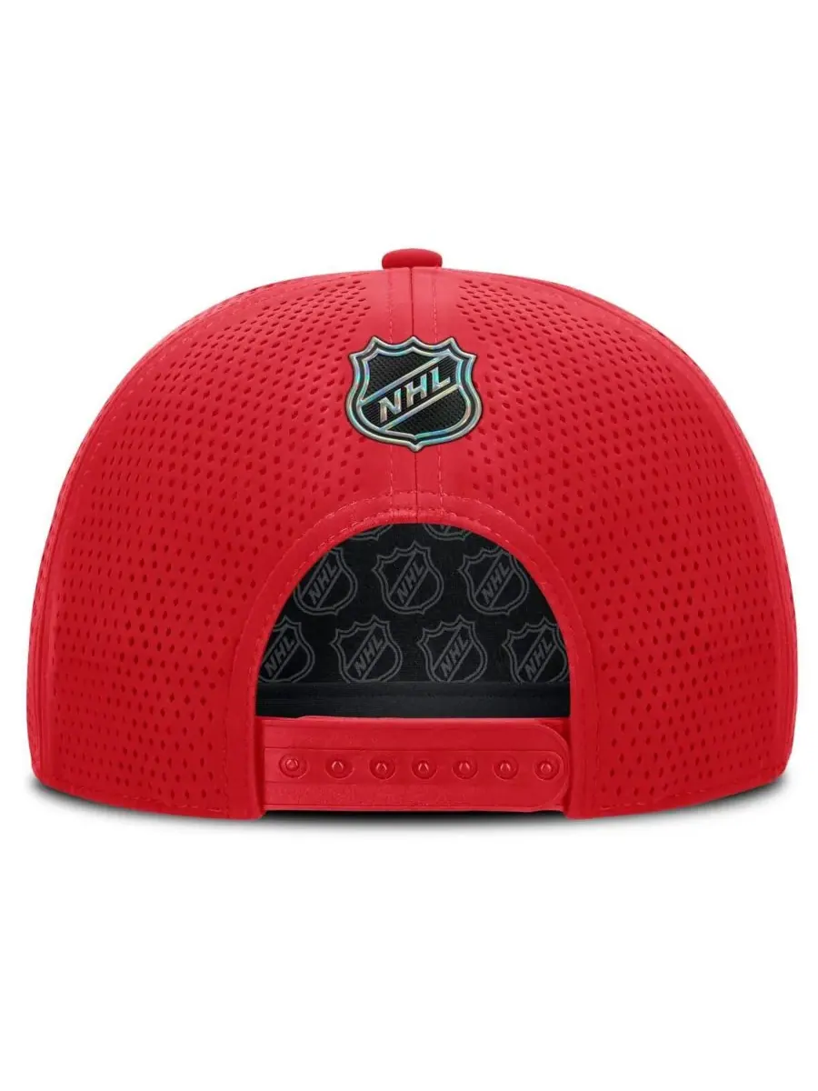 Fanatics Мужская красная кепка Chicago Blackhawks Centennial с регулируемым зауженным передом — изображение 4 из 4, красный