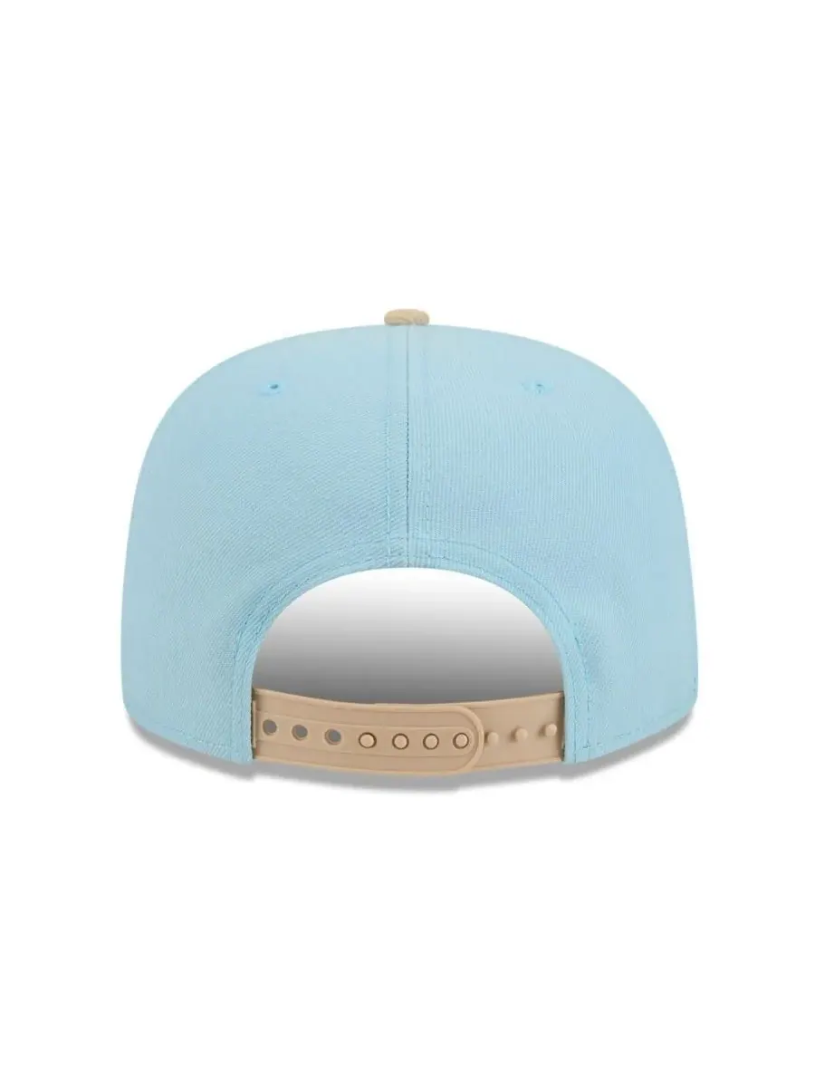 New Era Мужская светло-голубая/коричневая двухцветная кепка Dallas Cowboys A-Frame 9FIFTY с — изображение 2 из 4