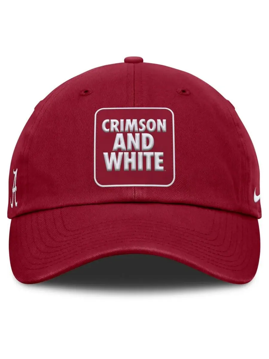 Nike Мужская регулируемая кепка Crimson Alabama Crimson Tide Local Club — изображение 2 из 4, красный