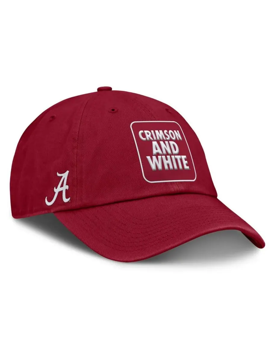 Nike Мужская регулируемая кепка Crimson Alabama Crimson Tide Local Club — изображение 3 из 4, красный