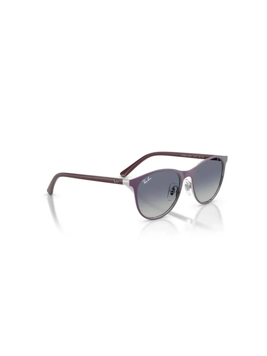 Детские круглые солнцезащитные очки, RB9552S Ray-Ban Jr — изображение 5 из 6, фиолетовый