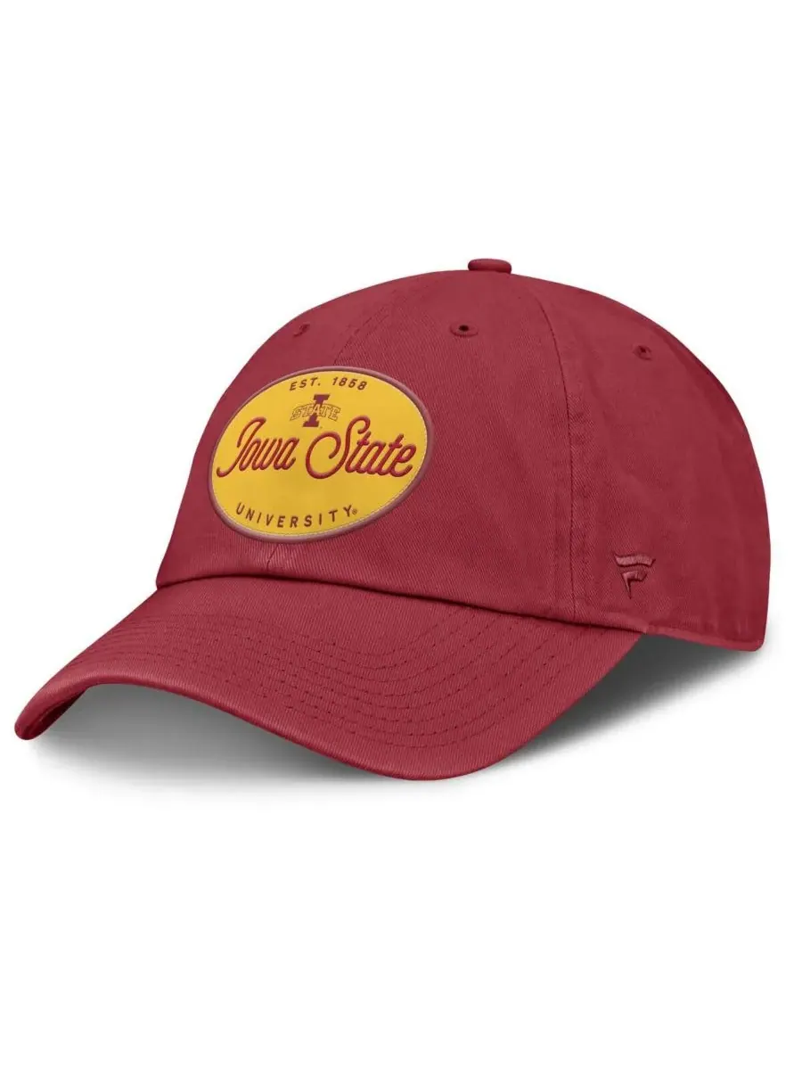 Женская регулируемая бейсболка Cardinal Iowa State Cyclones Fanatics — изображение 1 из 4, красный