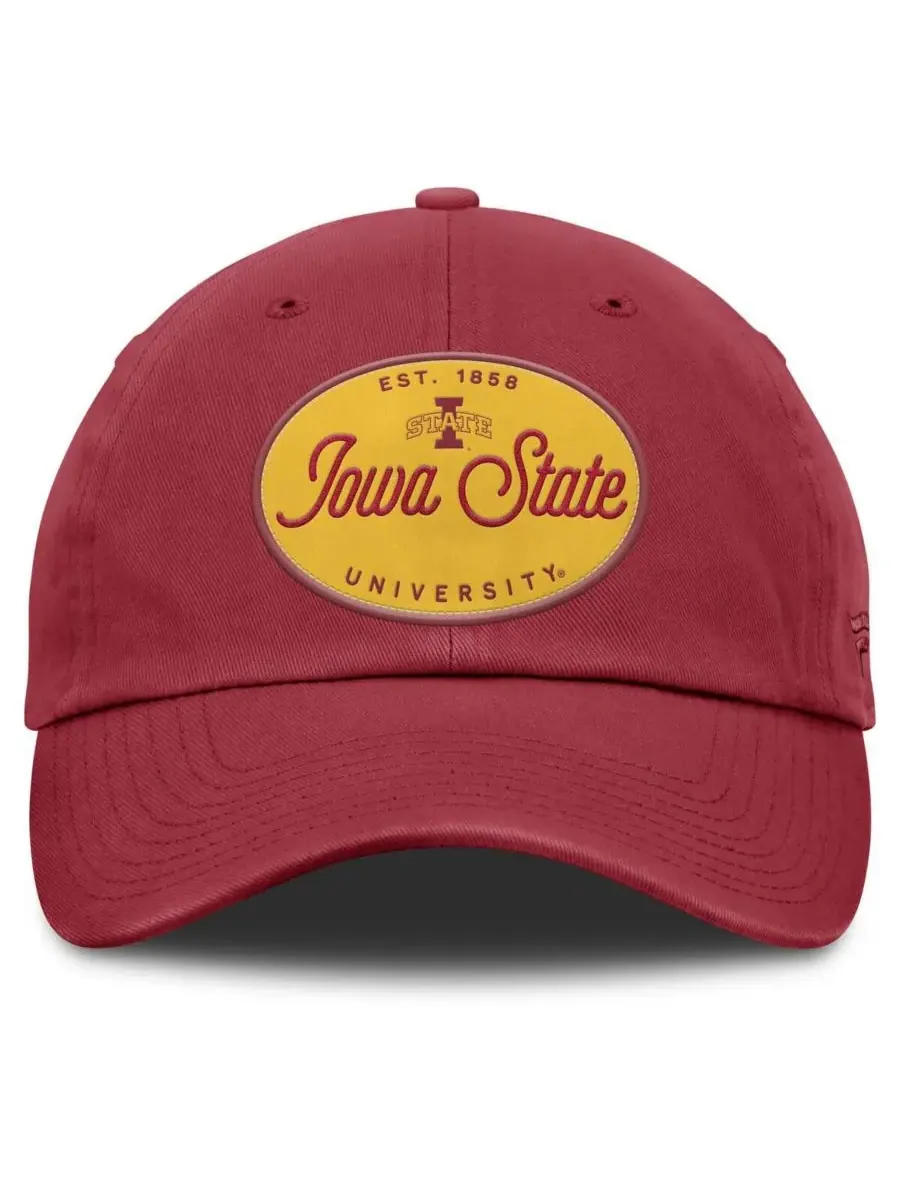 Женская регулируемая бейсболка Cardinal Iowa State Cyclones Fanatics — изображение 2 из 4, красный