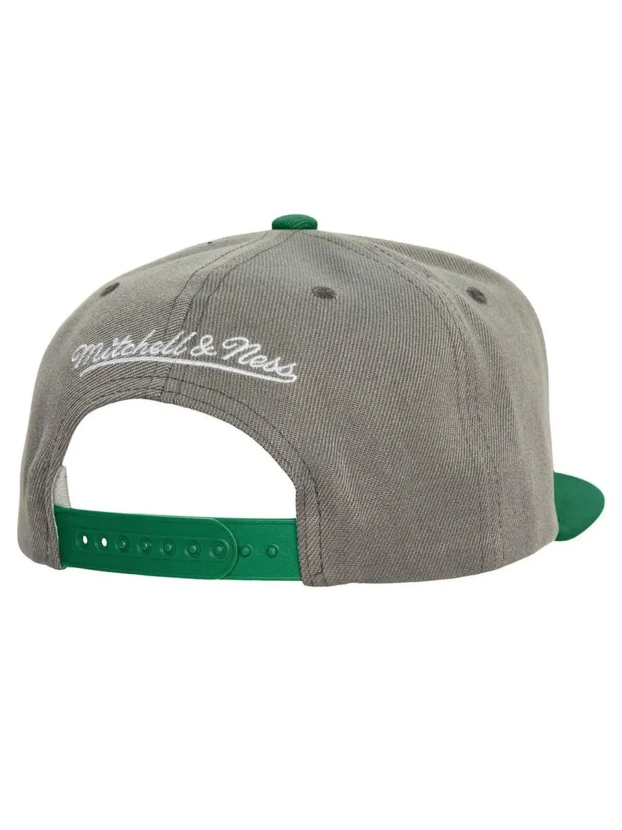 Mitchell & Ness Мужская серая бейсболка Athletics Cooperstown Collection Basic Flip Snapback — изображение 2 из 2, серый