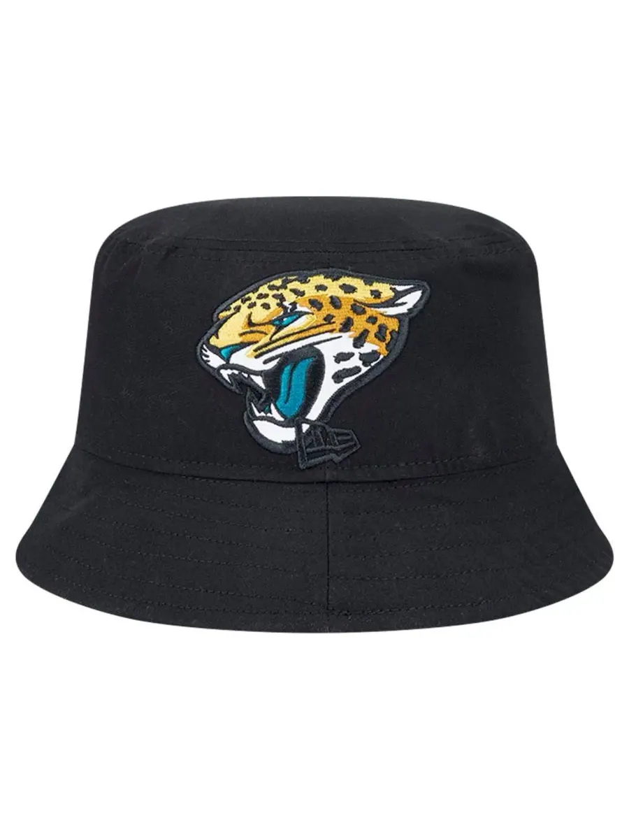 New Era Мужская черная панама в виде шлема команды Jacksonville Jaguars — изображение 1 из 3, черный