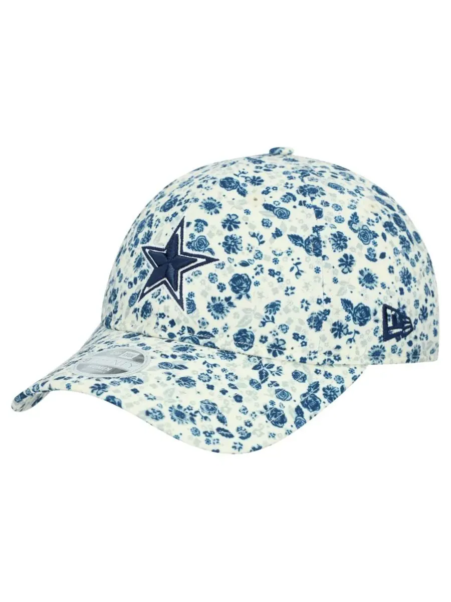 New Era Женская кремовая регулируемая кепка Dallas Cowboys Ditzy 9TWENTY — изображение 1 из 4, бежевый