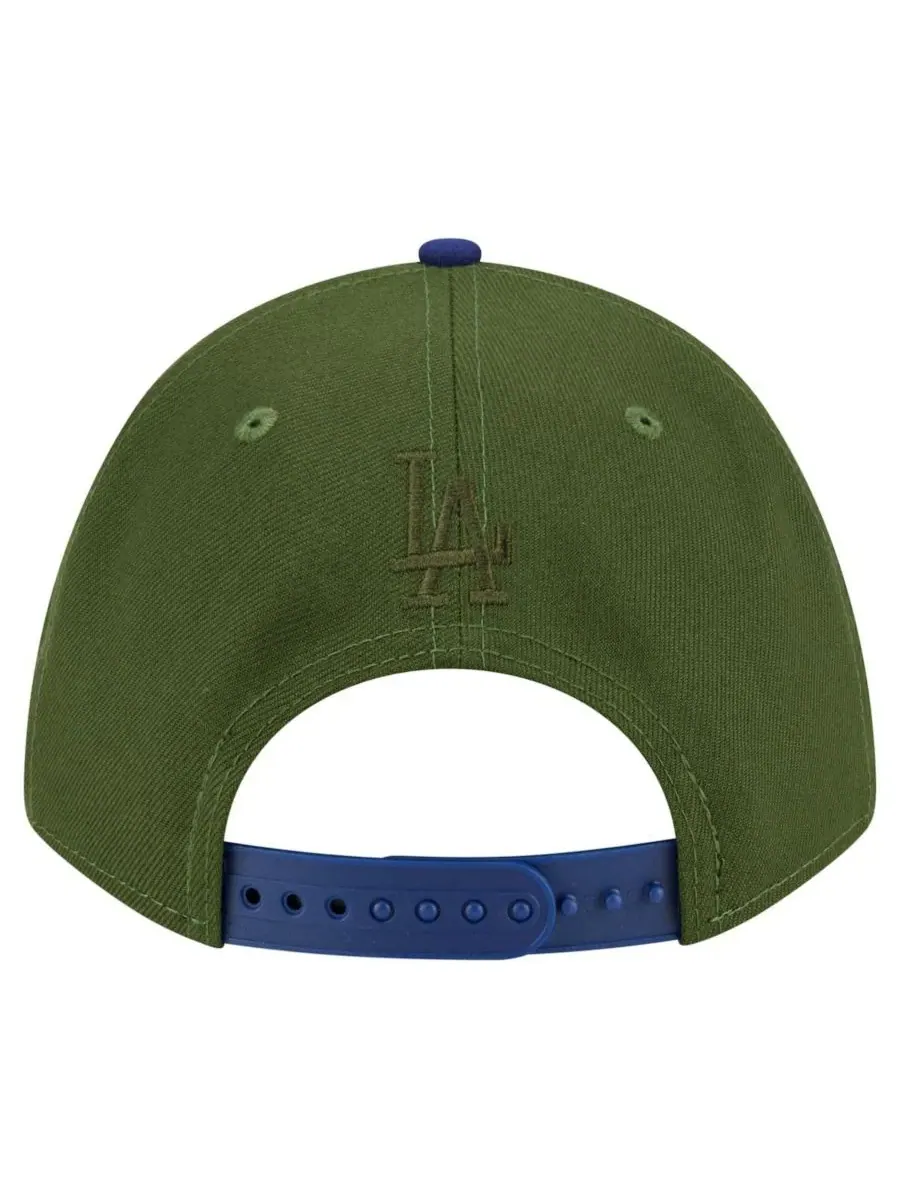 New Era Мужская темно-зеленая регулируемая бейсболка Los Angeles Dodgers City Feature 9Forty A-Frame — изображение 4 из 4