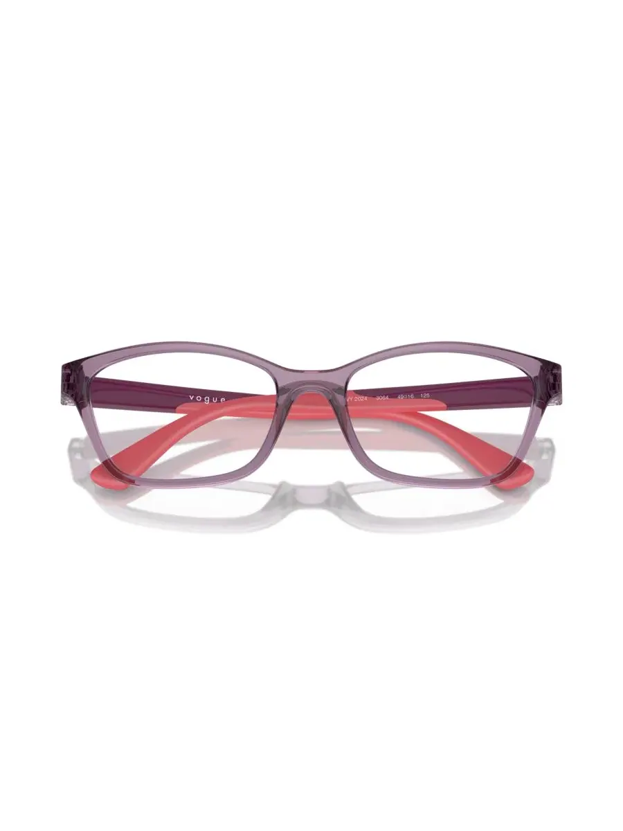 Детские очки с оправой «кошачий глаз» Vogue Eyewear VY2024 — изображение 4 из 5, прозрачный фиолетовый