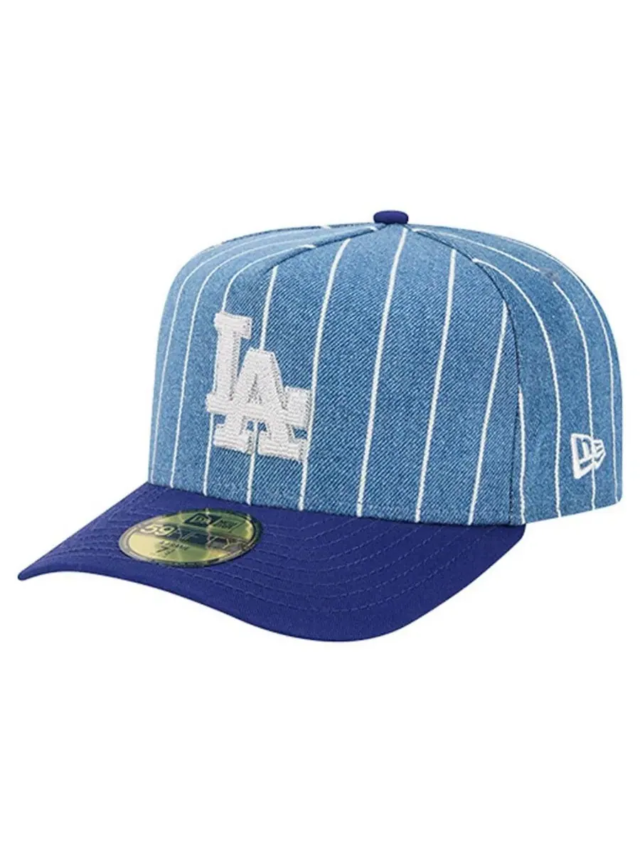 Кепка с высокой тульей Parallel A-Frame 59FIFTY New Era — изображение 1 из 5, синий