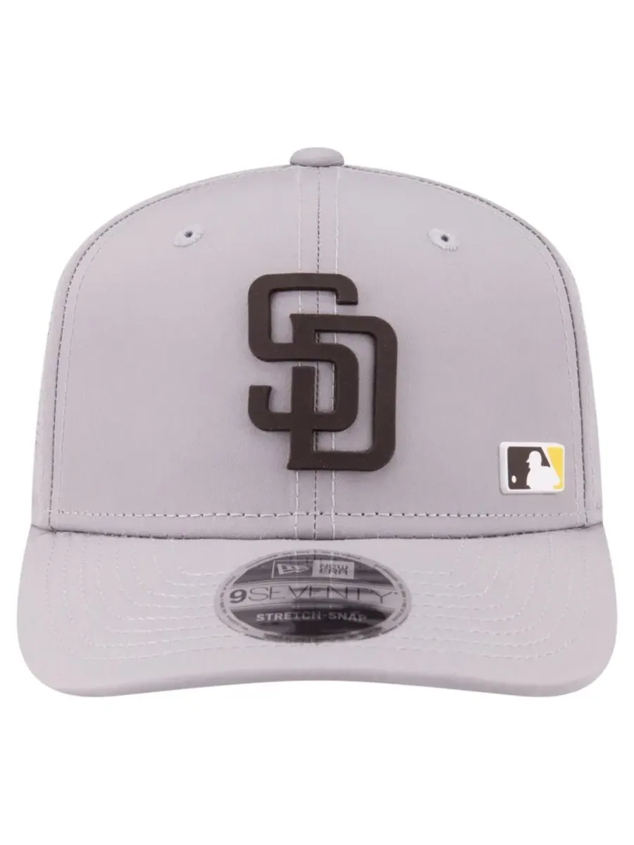 Бейсболка New Era San Diego Padres 9SEVENTY с лазерной перфорацией — изображение 5 из 5, серый