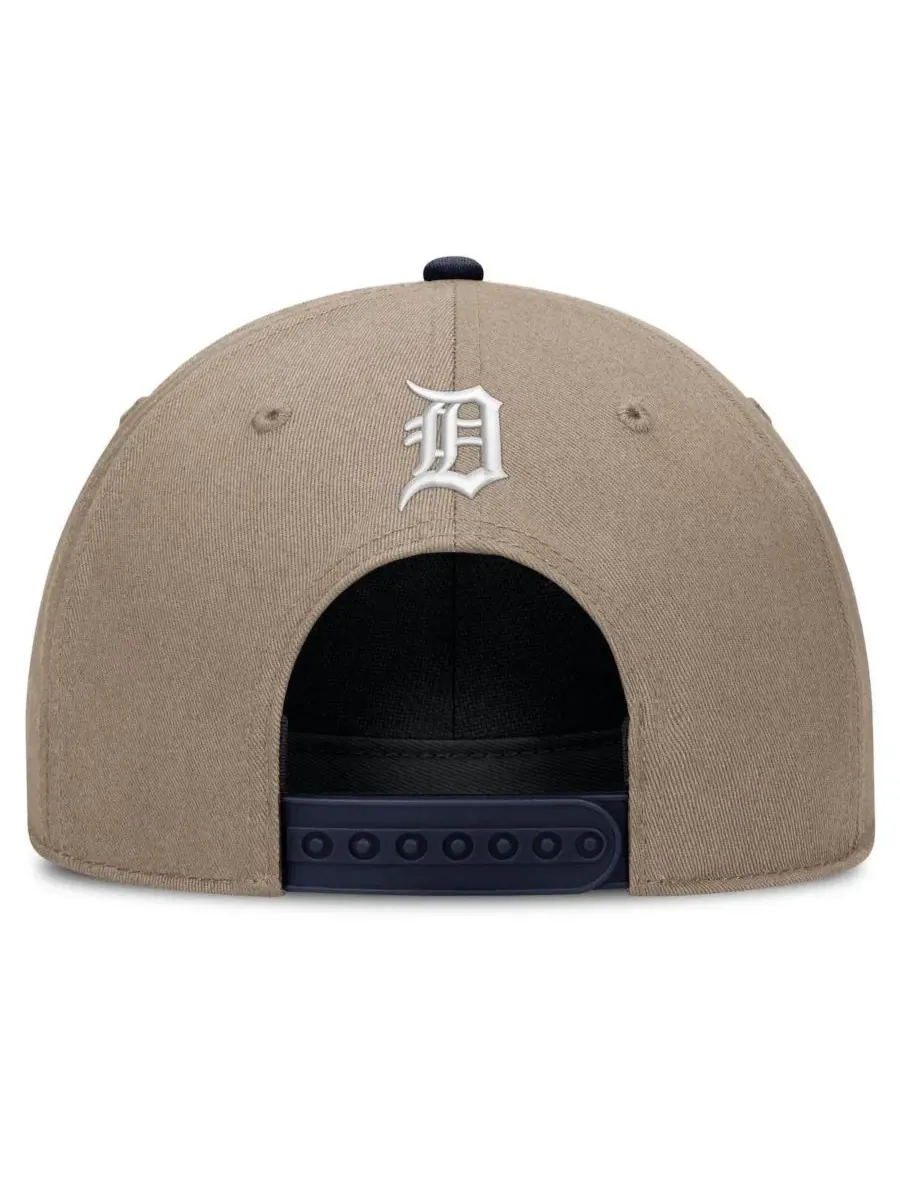Кепка с изогнутым козырьком, с вышивкой, Detroit Tigers Father's Day Rope Rise Nike — изображение 4 из 4, хаки темно-синий