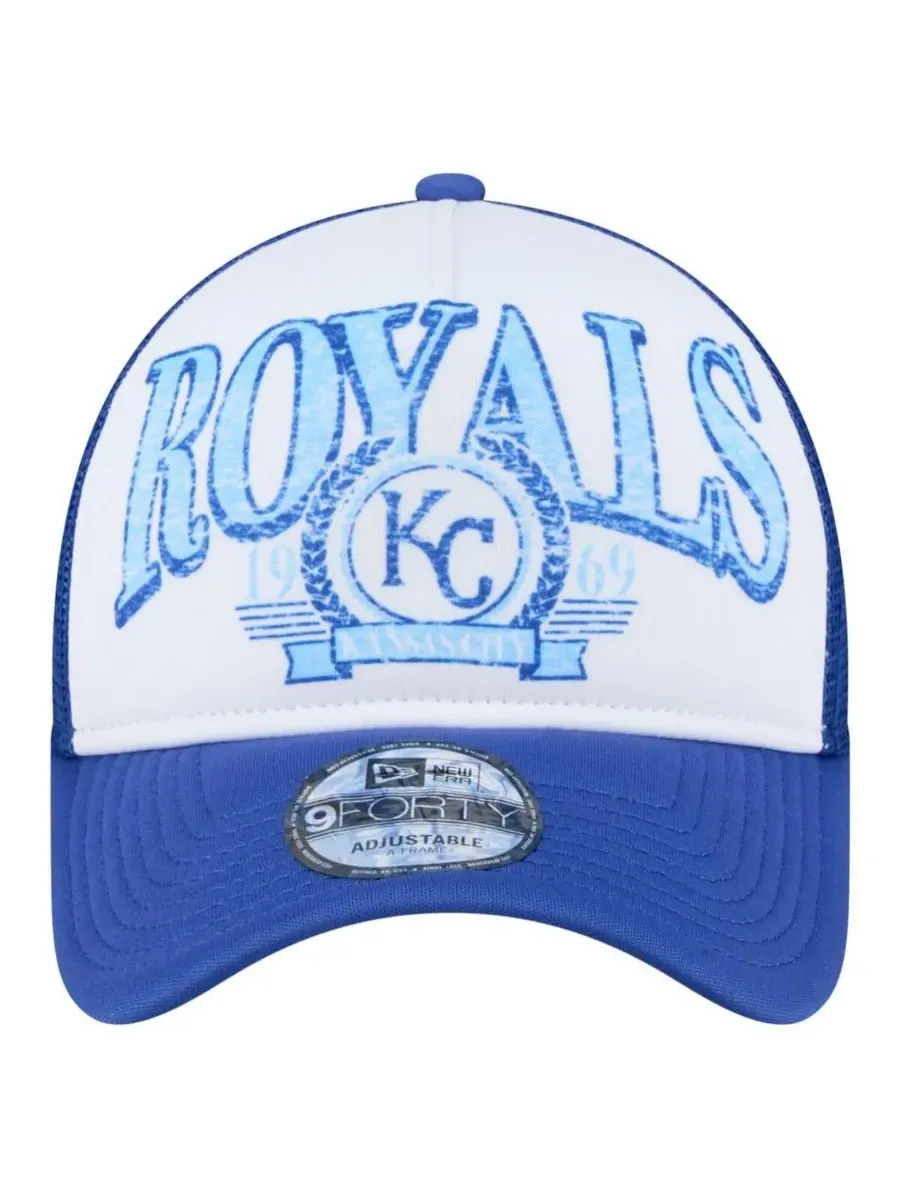 Мужская бейсболка-тракер Royal Kansas City Royals с эффектом потертости, регулируемая, модель — изображение 2 из 4