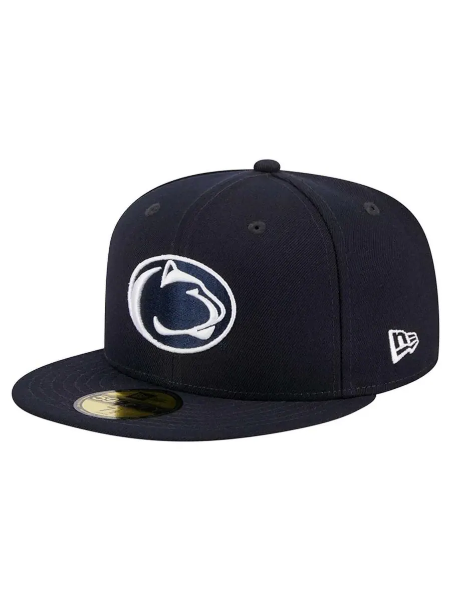 New Era Мужская темно-синяя кепка Penn State Nittany Lions 59fifty — изображение 5 из 5, темно-синий
