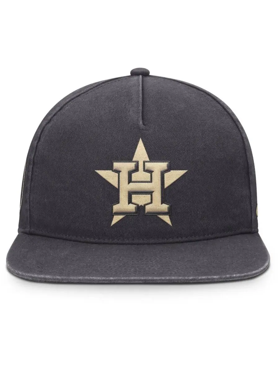 Nike Мужская кепка Houston Astros Monotone Pro Adjustable антрацитового цвета — изображение 4 из 4, серый
