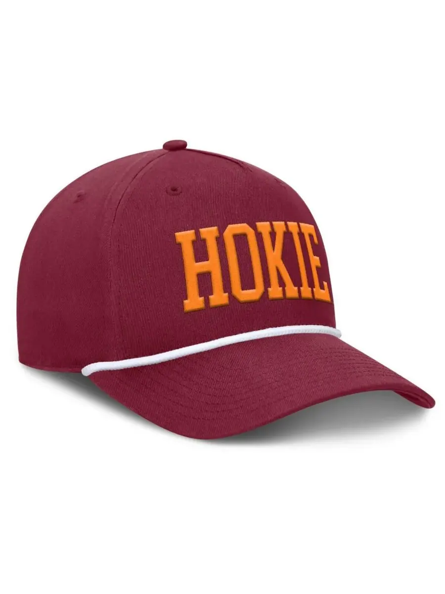 Fanatics Мужская бордовая кепка Virginia Tech Hokies с регулируемой застежкой для фиксации фол-мяча — изображение 3 из 4