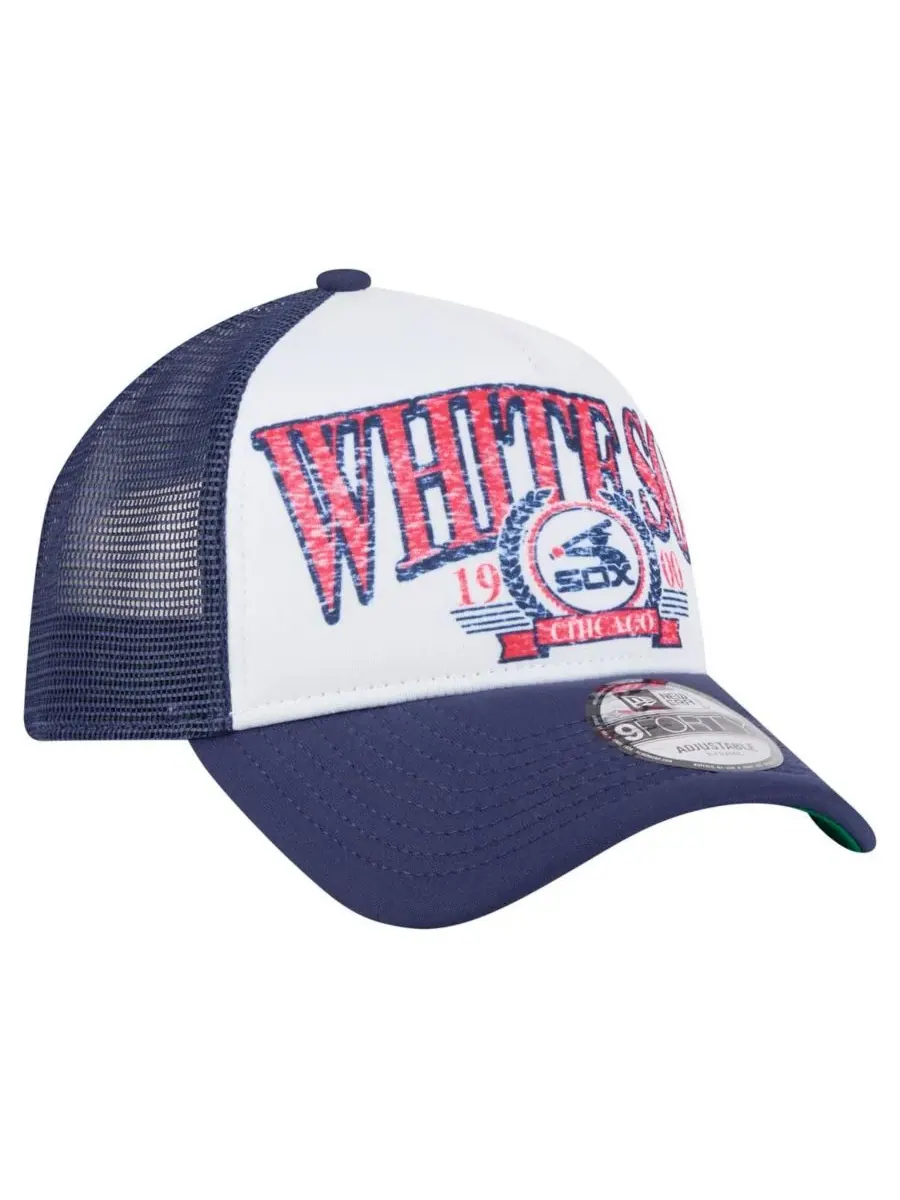 New Era Мужская белая бейсболка Chicago White Sox с регулируемым размером и эффектом потертости — изображение 3 из 5, белый