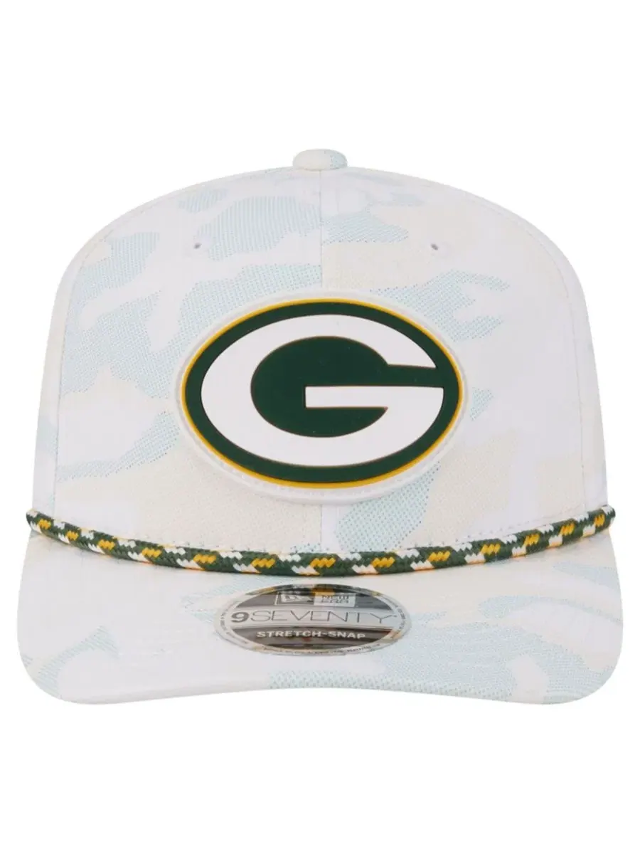 Кепка New Era Green Bay Packers Camo Rope 9SEVENTY — изображение 2 из 7, белый
