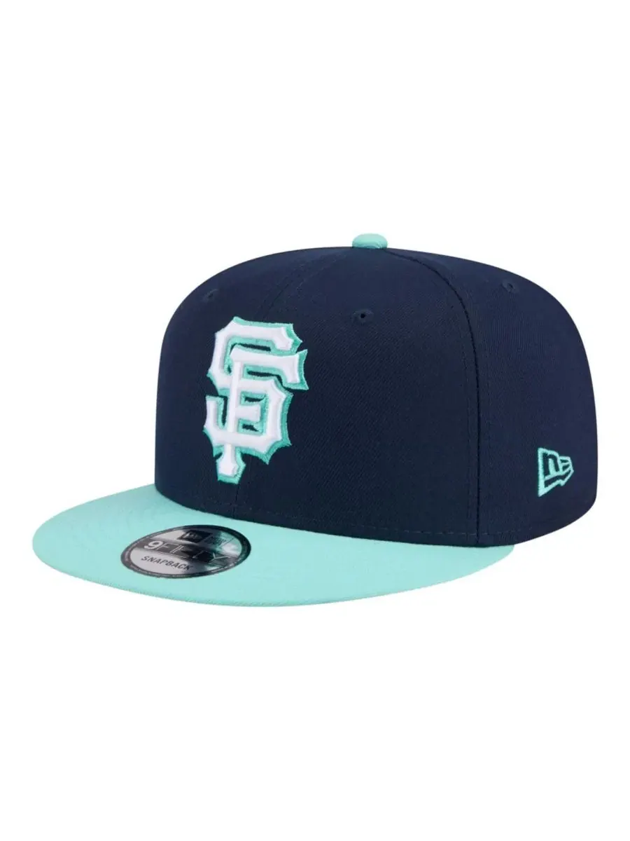 Бейсболка New Era с вышитым логотипом San Francisco Giants — изображение 1 из 5, темно-синий