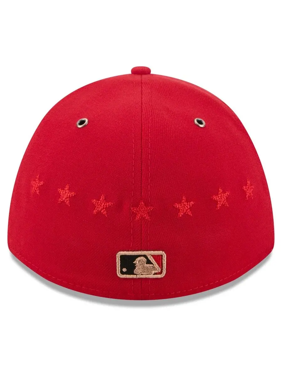 Кепка с вышивкой New Era — изображение 4 из 5, красный